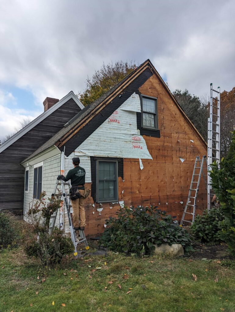 Cedar Siding Installation York Maine