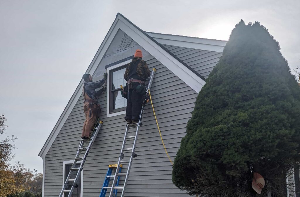 Cedar Siding Installation in York Maine